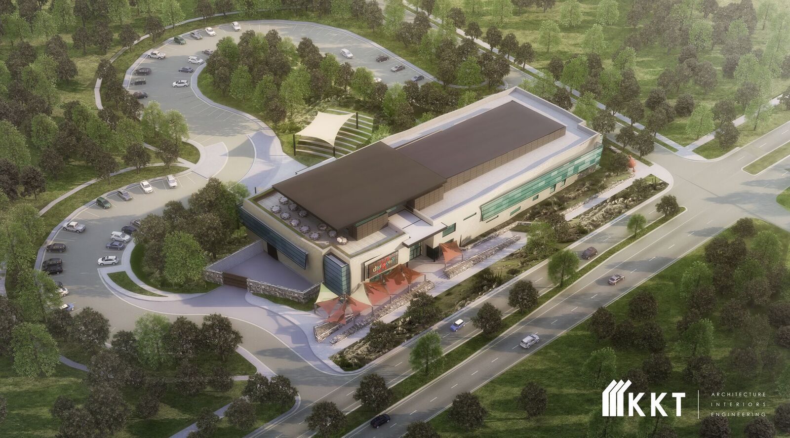 A 20,000-square-foot hall, amphitheater and more